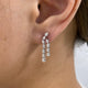 Diamond Drop Earrings 1 ct White Gold