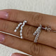 Diamond Drop Earrings 1 ct White Gold