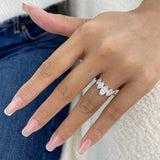 Band Ring 1.1ct TCW, 14K Gold