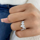 Band Ring 1.1ct TCW, 14K Gold