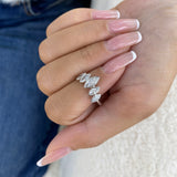 Band Ring 1.1ct TCW, 14K Gold