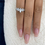 Band Ring 1.1ct TCW, 14K Gold