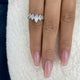 Band Ring 1.1ct TCW, 14K Gold