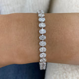 Diamond Tennis Bracelet 12.5ct, 14K Gold