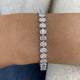 Diamond Tennis Bracelet 12.5ct, 14K Gold