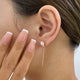 Diamond Chain Earrings 1.6 ct Rose Gold