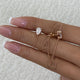 Diamond Chain Earrings 1.6 ct Rose Gold