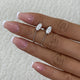 Diamond Chain Earrings 1.3 ct White Gold
