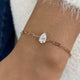 Diamond Chain Bracelet 0.9 ct Rose Gold