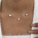 Diamond Pendant Necklace 3.1 ct Yellow Gold