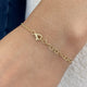 Diamond Chain Bracelet 1.7 ct Yellow Gold
