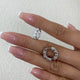 Diamond Hoop Earrings 3.2 ct White Gold
