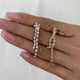 Diamond Drop Earrings 2.6 ct Yellow Gold