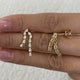 Diamond Drop Earrings 1 ct Yellow Gold