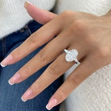 Vesaria Ring 5.5 ct TCW , Solid Gold 14k