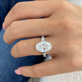 Vesaria Ring 5.5 ct TCW , Solid Gold 14k