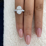 Vesaria Ring 5.5 ct TCW , Solid Gold 14k