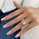 Elyssar Ring 2.5 ct TCW , Solid Gold 14k