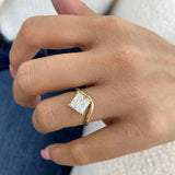 Elyssar Ring 2.5 ct TCW , Solid Gold 14k