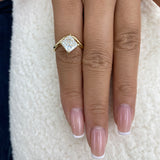 Elyssar Ring 2.5 ct TCW , Solid Gold 14k