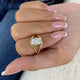 Ophelyne Ring 2 ct TCW , Solid Gold 14k