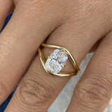 Ophelyne Diamond Engagement Ring 2 ct TCW