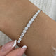 Diamond Charm Bracelet 6.6 ct White Gold
