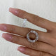 Diamond Hoop Earrings 6.7 ct White Gold