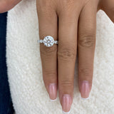 Lumexia Ring 4.2 ct TCW , Solid Gold 14k