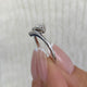 Promise Ring 1 ct TCW , Solid Gold 14k