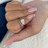 Promise Ring 1 ct TCW , Solid Gold 14k