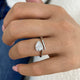 Promise Ring 1 ct TCW , Solid Gold 14k