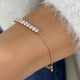 Diamond Bar Bracelet 6.7 ct Rose Gold