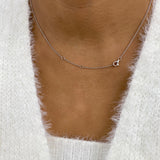 Diamond Pendant Necklace 5 ct White Gold