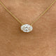 Diamond Pendant Necklace 5 ct Yellow Gold