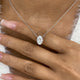 Diamond Pendant Necklace 2 ct White Gold