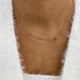Radiant Pendant Necklace 1ct TCW, Rose Gold 14K