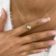 Diamond Pendant Necklace 5 ct Yellow Gold