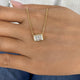 Diamond Pendant Necklace 1.5 ct Yellow Gold