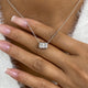 Diamond Pendant Necklace 1.5 ct White Gold