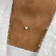 Diamond Pendant Necklace 1.5 ct Yellow Gold