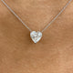 Diamond Pendant Necklace 2.5 ct White Gold