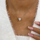 Diamond Pendant Necklace 2.5 ct White Gold