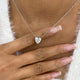 Diamond Pendant Necklace 2.5 ct White Gold