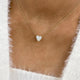 Diamond Pendant Necklace 3 ct Yellow Gold