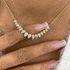 Diamond Charm Necklace 2.8 ct Yellow Gold