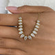 Diamond Charm Necklace 2.8 ct Yellow Gold