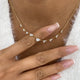 Diamond Link Necklace 2 ct Yellow Gold