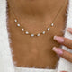 Diamond Link Necklace 2 ct Yellow Gold