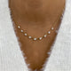 Diamond Link Necklace 2 ct Yellow Gold
